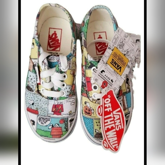 NIB PEANUTS SNOOPY VANS KIDS SZ. 10.5 VHTF RARE Toddler Shoes